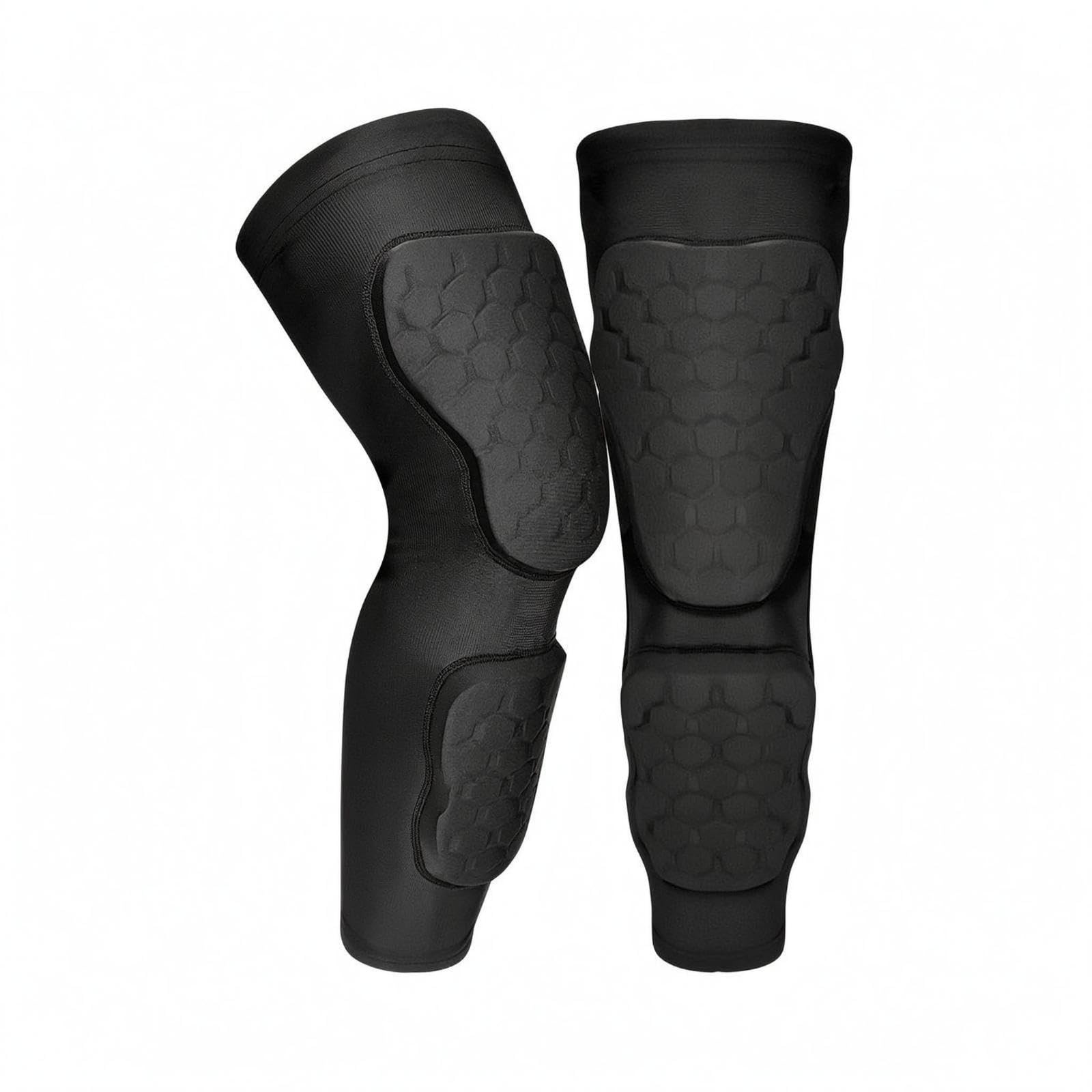 Knee and Shin Guard Breathable Children's Knee Guard Sports Gear Black M-image-40