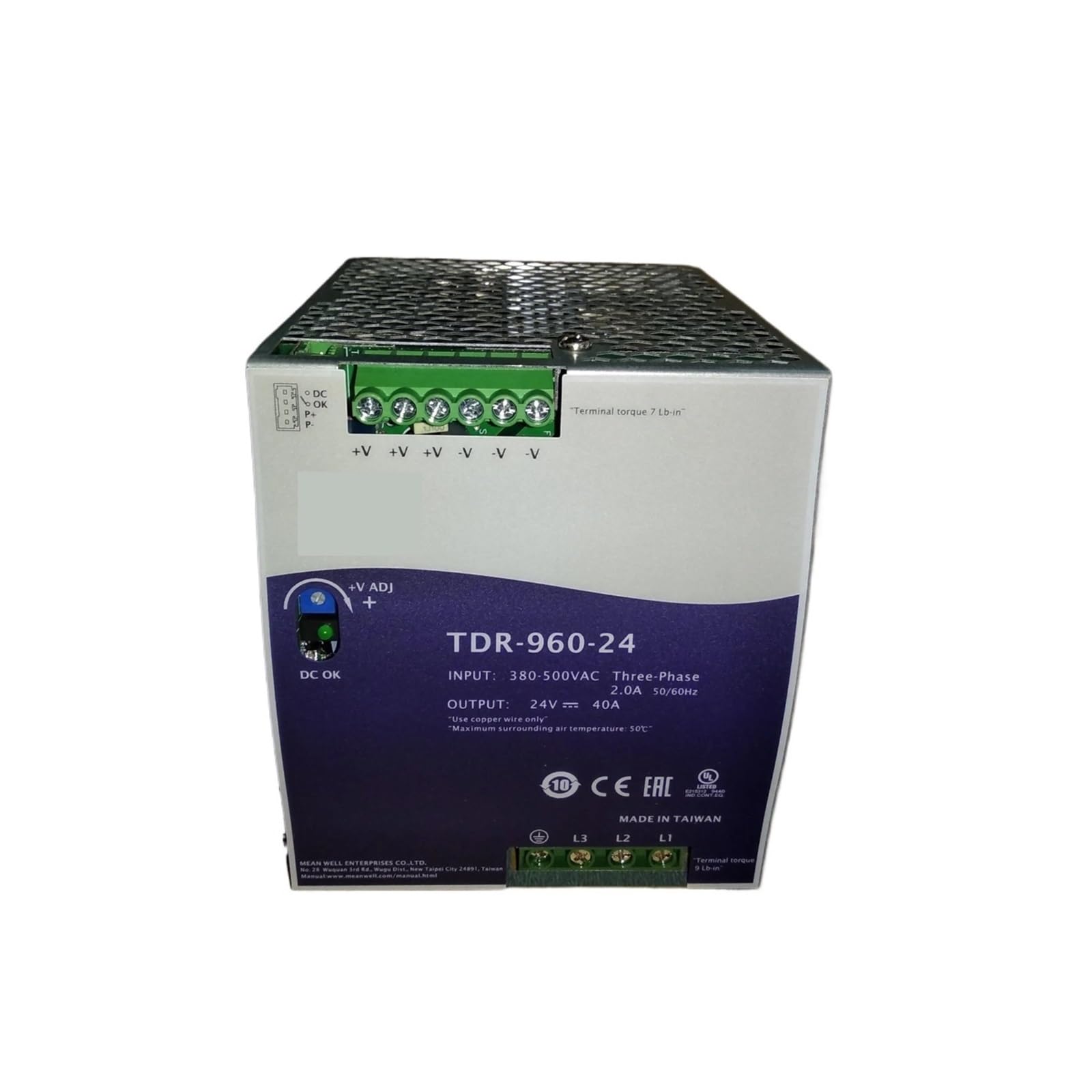 BRODEFUP TDR-960-24 24V 40A 960W Single Output Power Supply