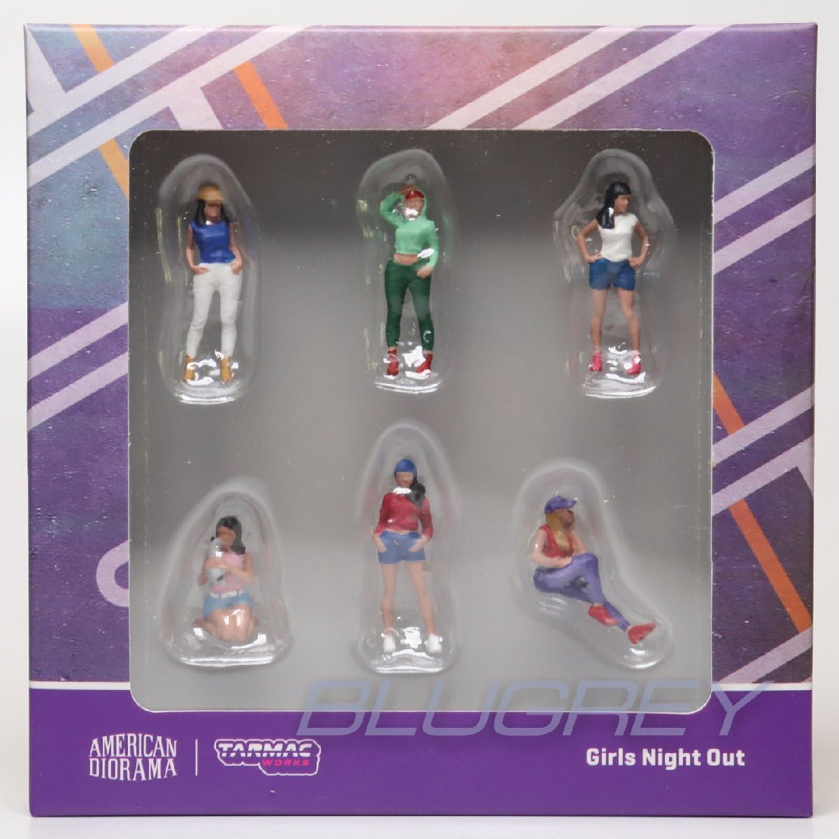 Figurine Tarmac Works 1/64 Girls Night Out personnage miniature de diorama automobile