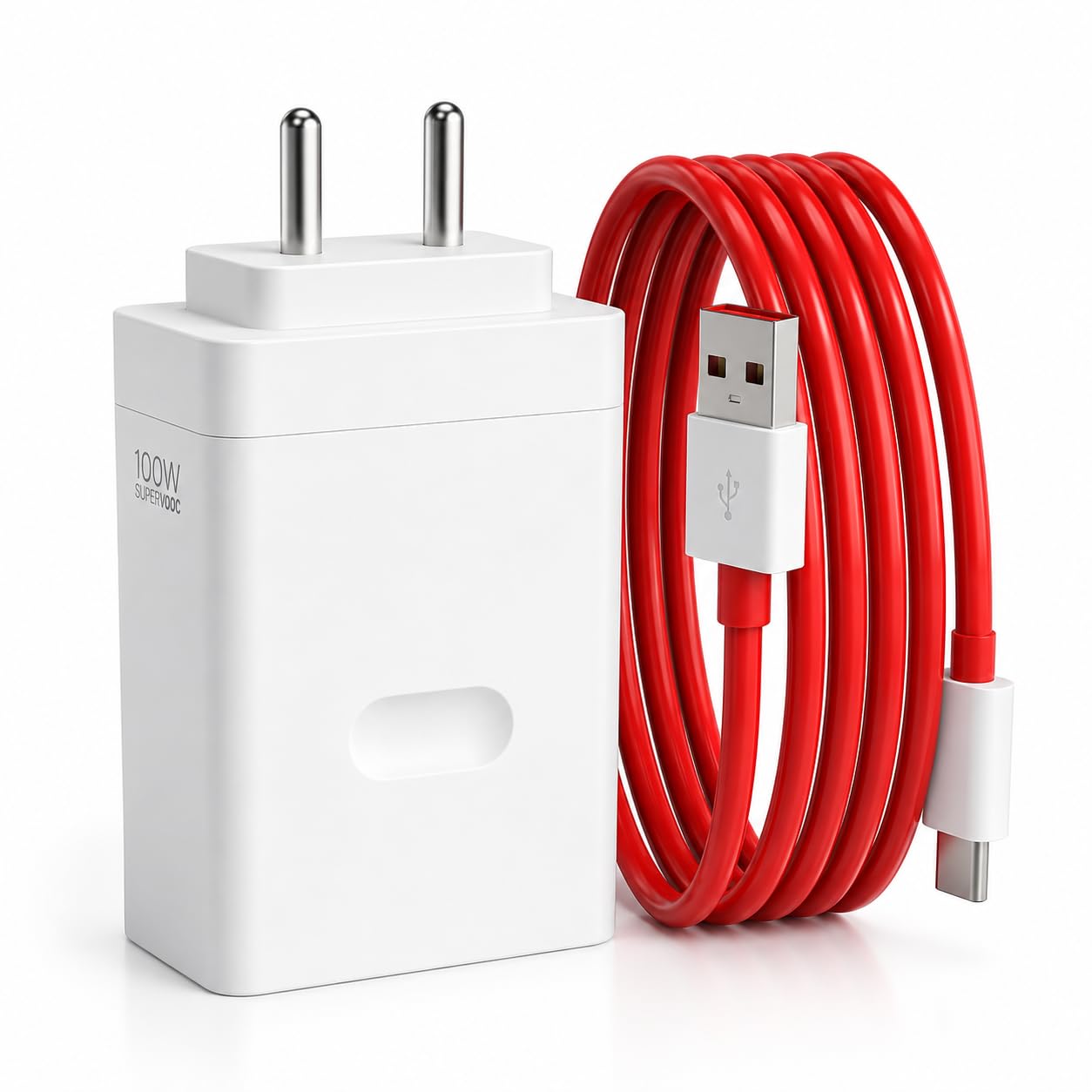 SB 100W SuperVOOC Charger with USB Type C Cable, Fast Charger for OnePlus, Realme & Oppo, VOOC Warp Dash SuperDart Charging Adapter, BIS Certified-picture-17
