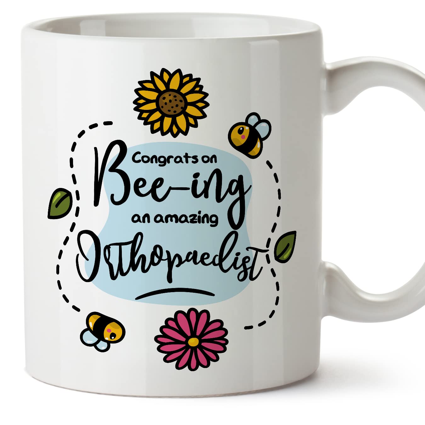 MUGFFINS ORTHOPAEDIST Mug - in English - Thanks for Beeing Amazing - Funny Gift for Colleagues - Ceramic 11oz Mug
