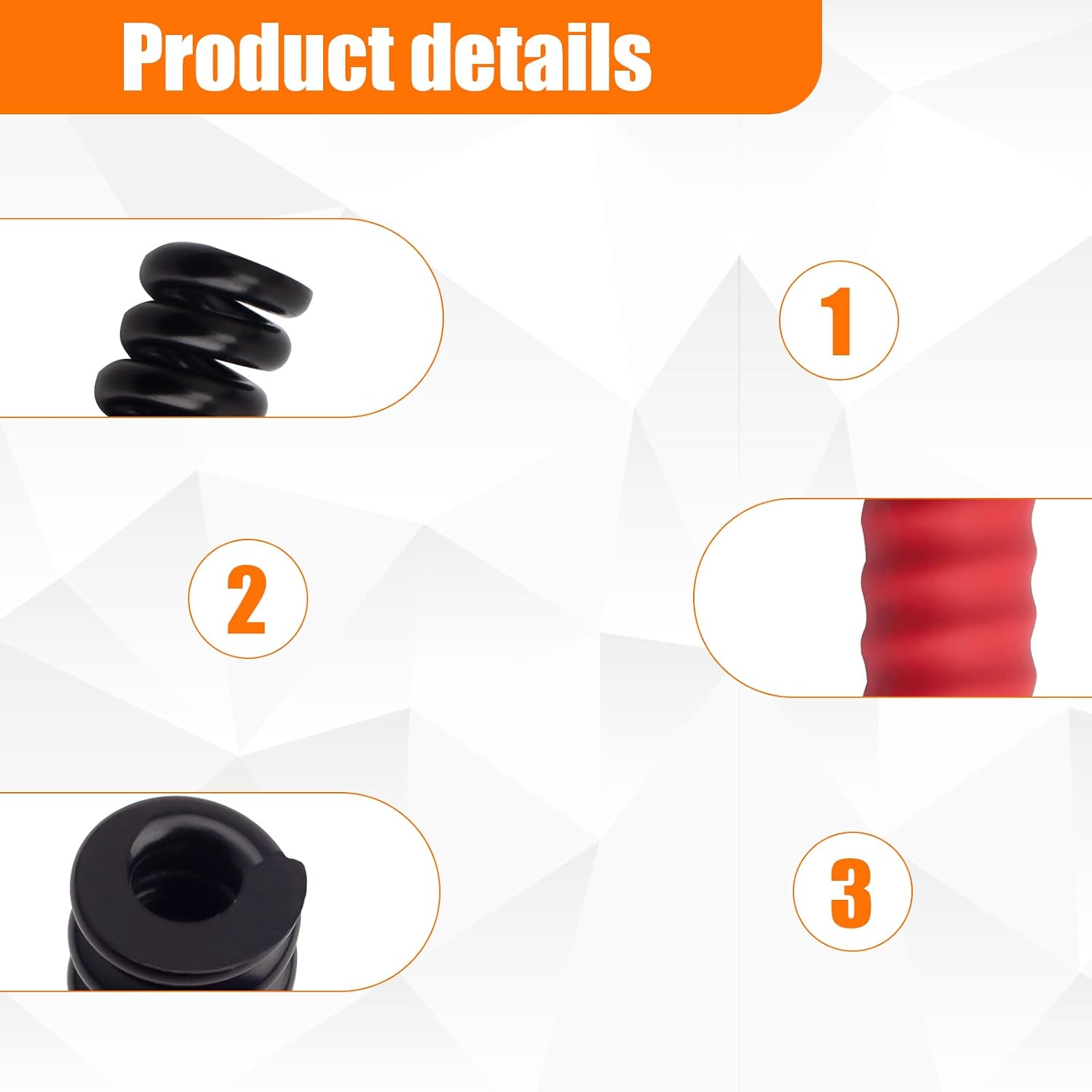 Bicycle Seatpost Shock Springs for SR Suntour NCX Seatposts | Universal Rigid Springs Compatible with SR Suntour NCX Seatposts - 1 Pack