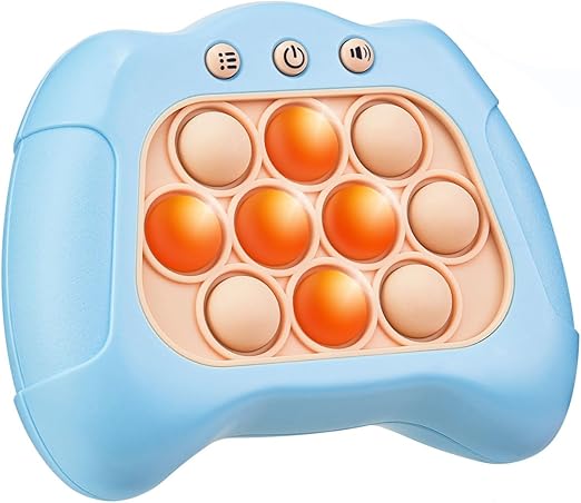 Fast Push Game,4 Mode,Sensory Toys,Fast Puzzle Game,ADHD,Pop Fidget Toys for Kids Age 6-12,Birthday Gifts for Girls and Boys (Light Blue)