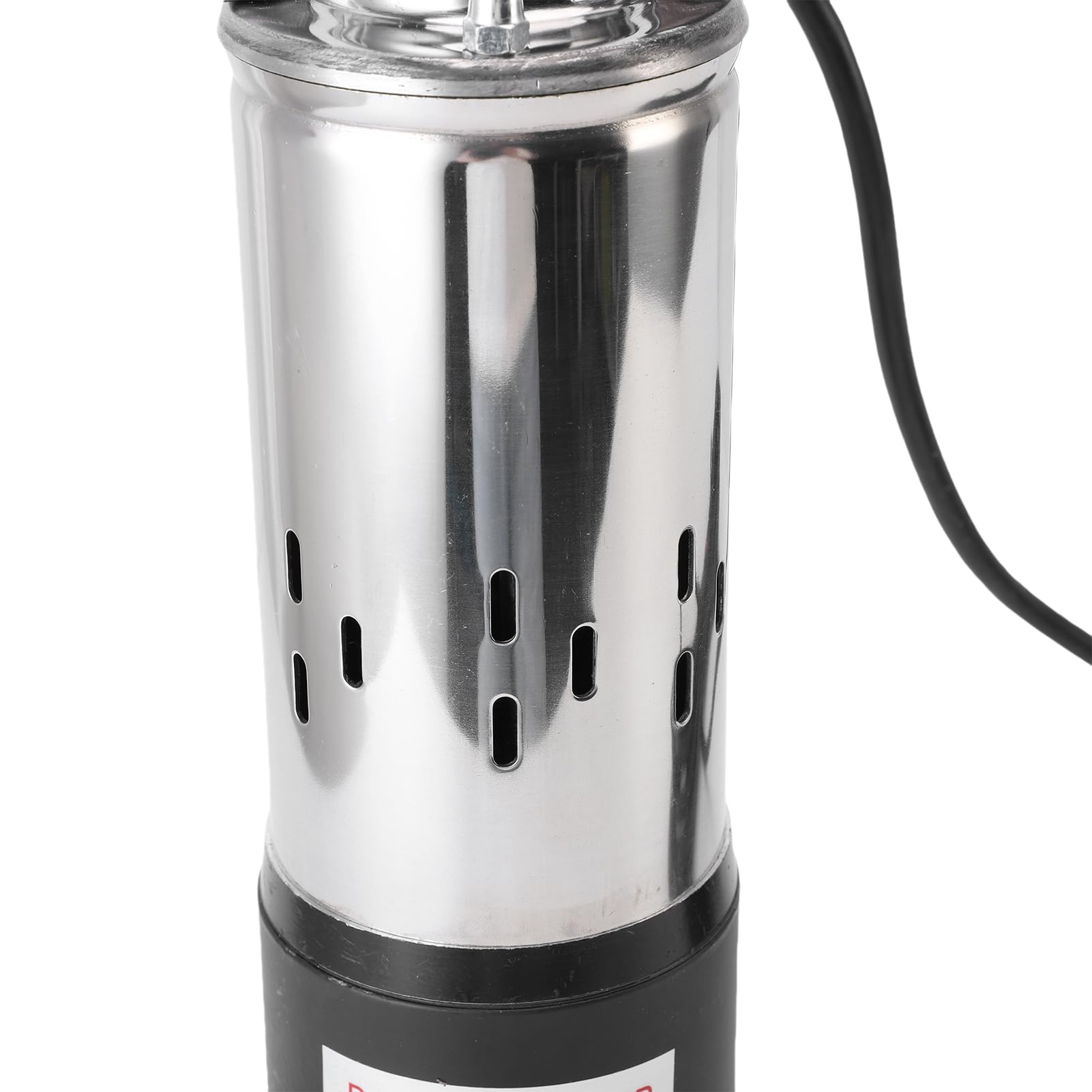 Topiky Bomba de Pozo Profundo de 12 V con Elevación de 30 M, Bomba de Agua Sumergible NPT de Salida de 3/4 Pulgadas y 1 Pulgada, de Tornillo Solar de Acero Inoxidable con Cable de Alimentación de 7 M