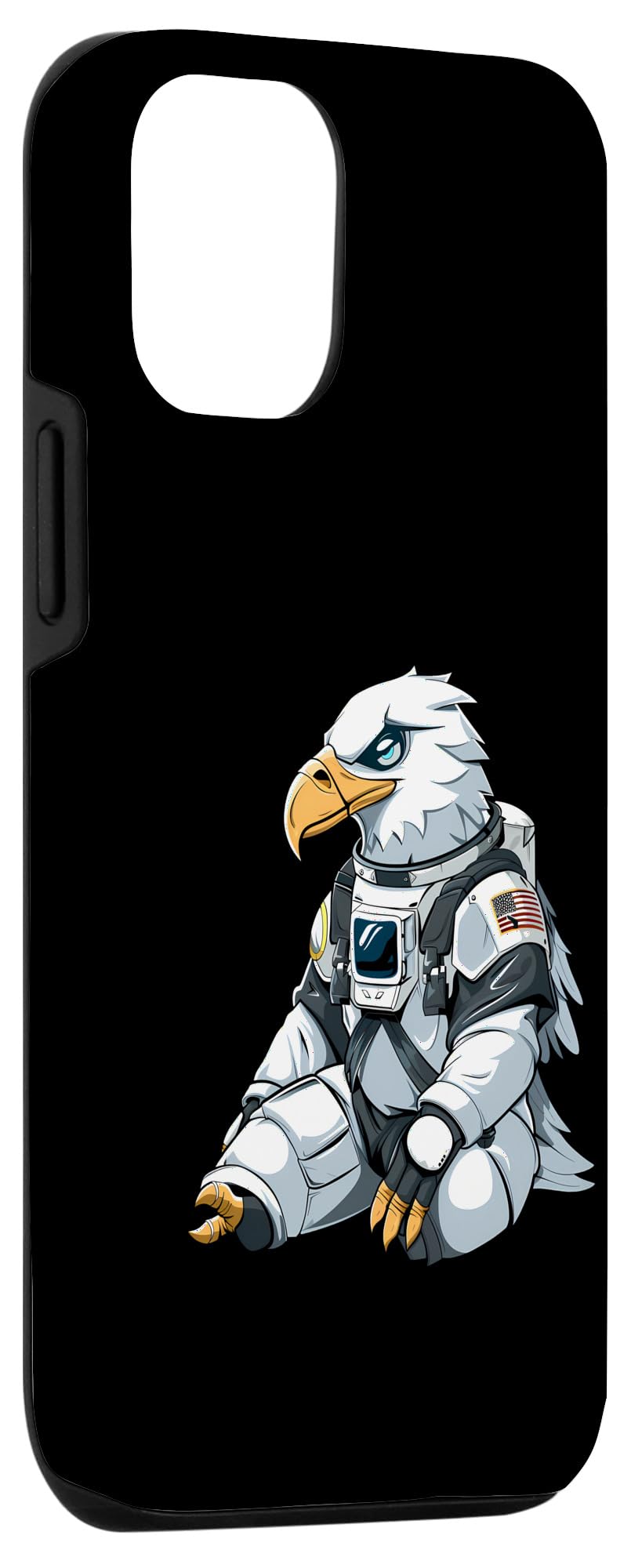 iPhone 15 Pro Animals In Space- Eagle Astronaut- Eagle in Space Case - Image 3