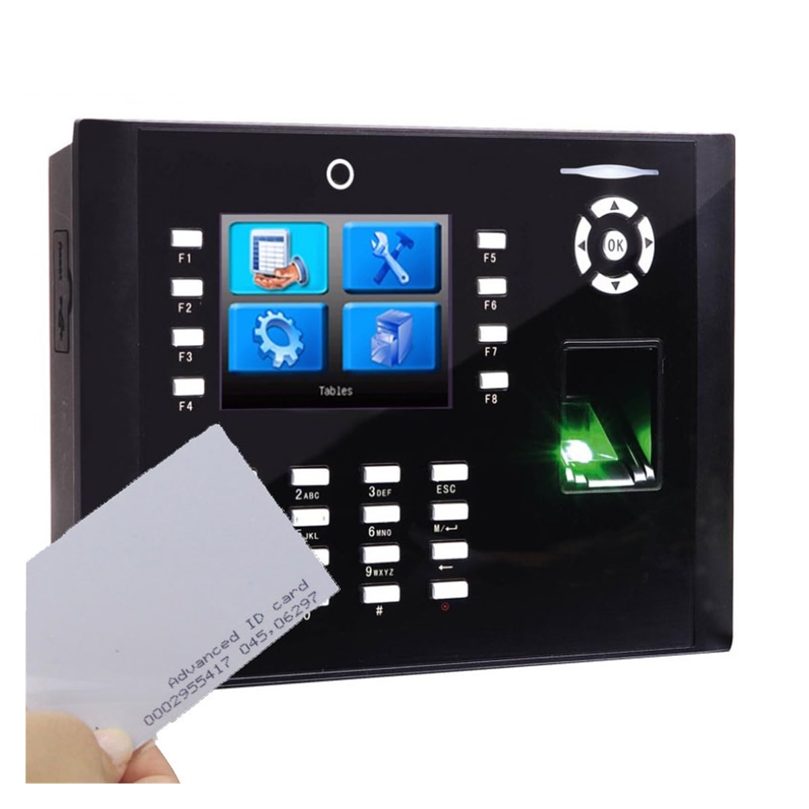 Orologio for le piccole imprese di controllo accessi for macchine di controllo accessi for server Web di controllo accessi for porte con telecamera WIFI opzionale Per uffici, fabbriche, hotel, scuole