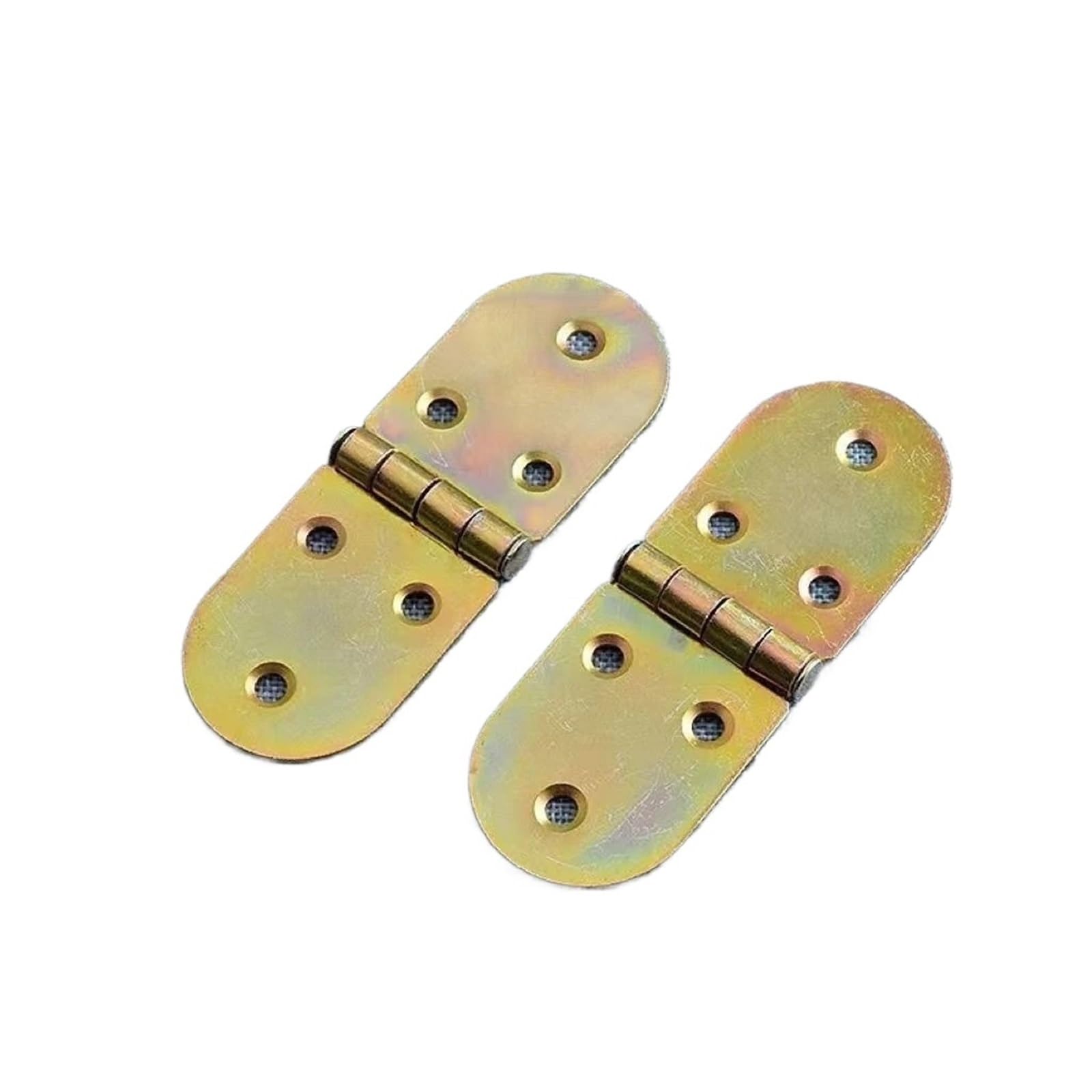 4pcs Embedded Flip Hinge 180 Degree Cabinet, Furniture Accessory, Suitable for Cabinets, Drawers, Storage for Folding Furniture