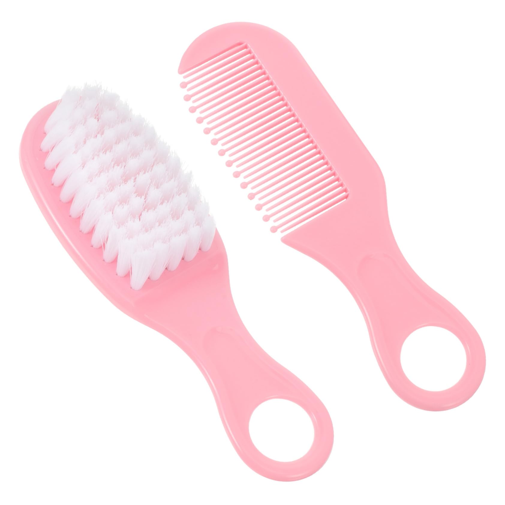 HEMOTON Set of Brush and Comb for Infants Grooming Kit Static-Free Promotes Circulation
