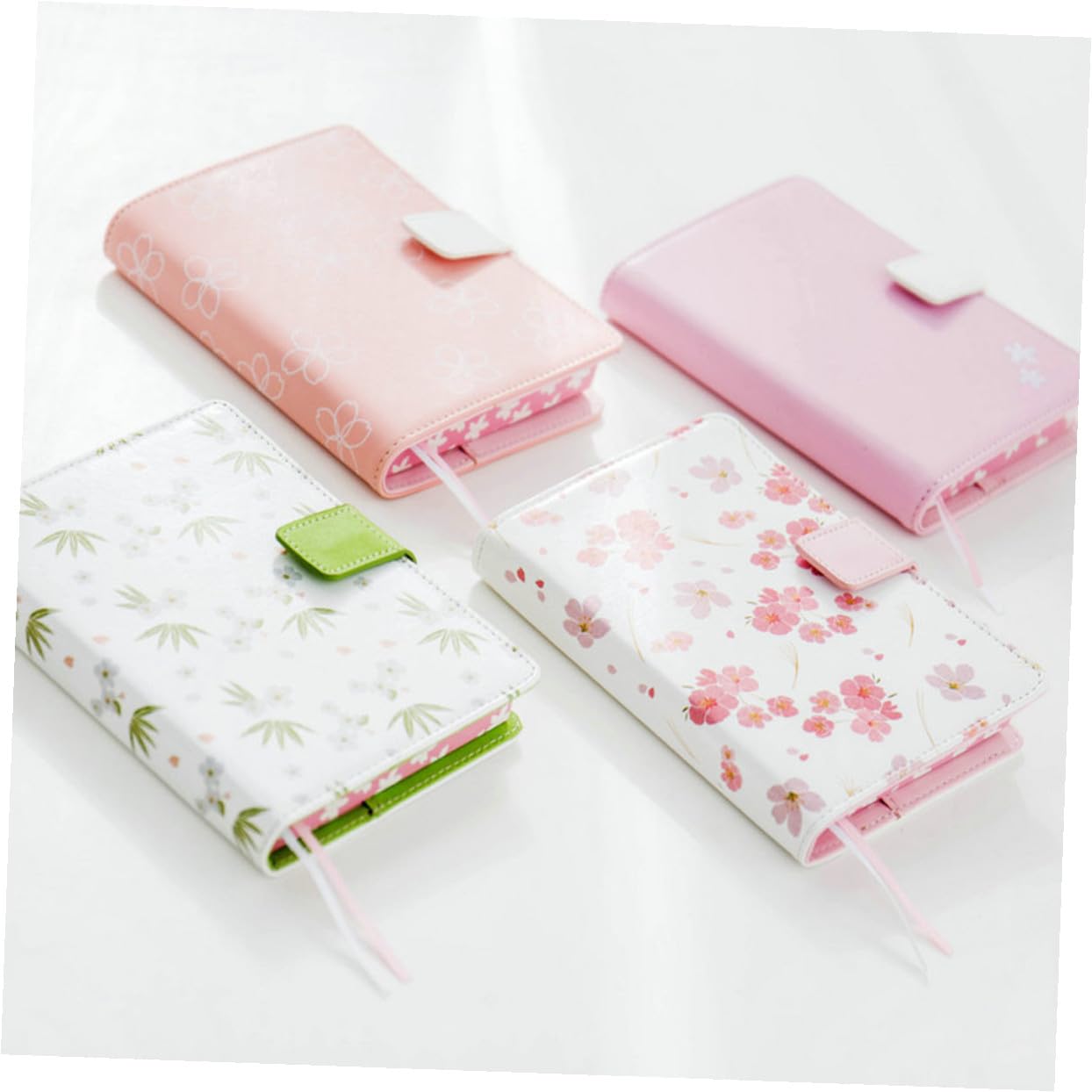 Set Notebook A5 Rosa Copertina Pu, Diario Portatile per Ragazze