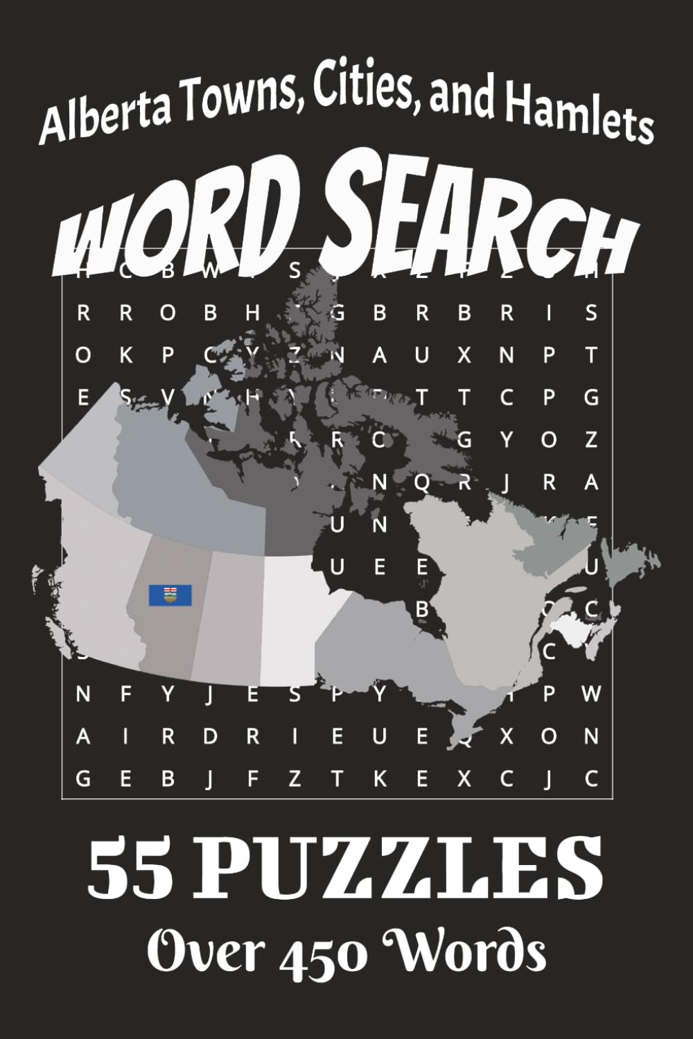 Alberta Towns, Cities, And Hamlets Word Search (Canada Word Search)