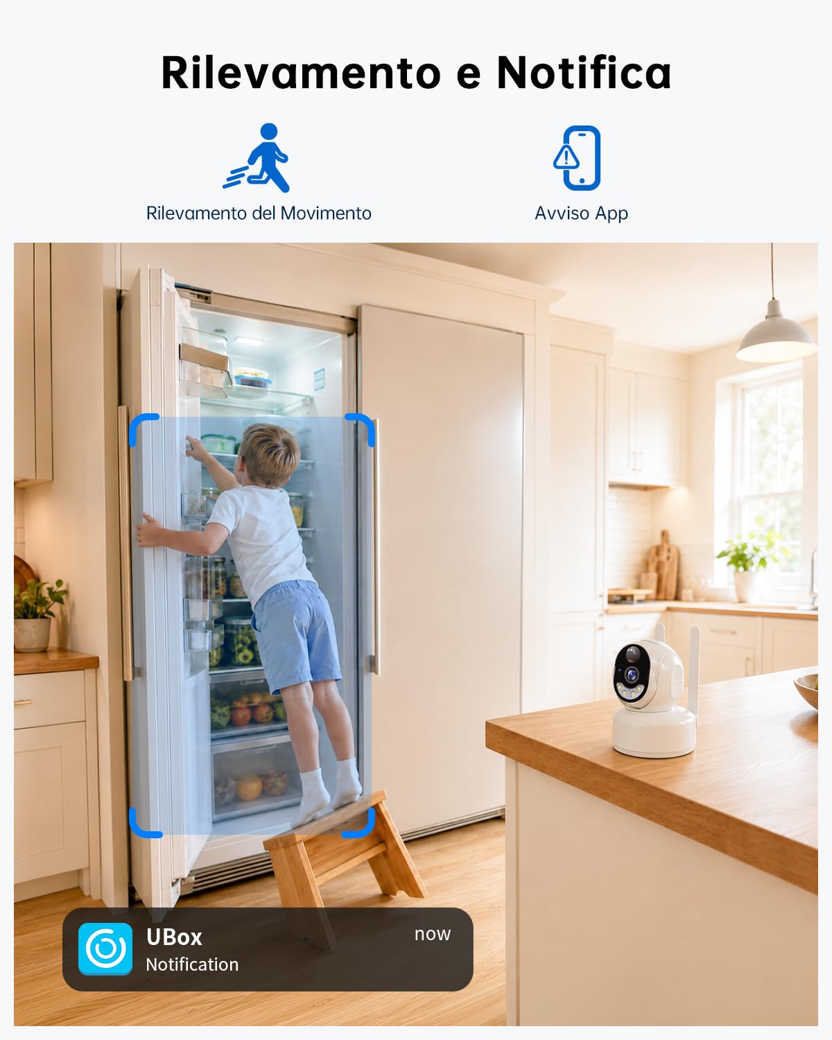 4G LTE Telecamera Interno con SIM, 2K 360° PTZ Telecamera Senza WiFi | Videocamera Sorveglianza Senza Fili Indoor, Visione Notturna a Colori, PIR Rilevamento, IP66, Per Neonati, Anziani e Animali