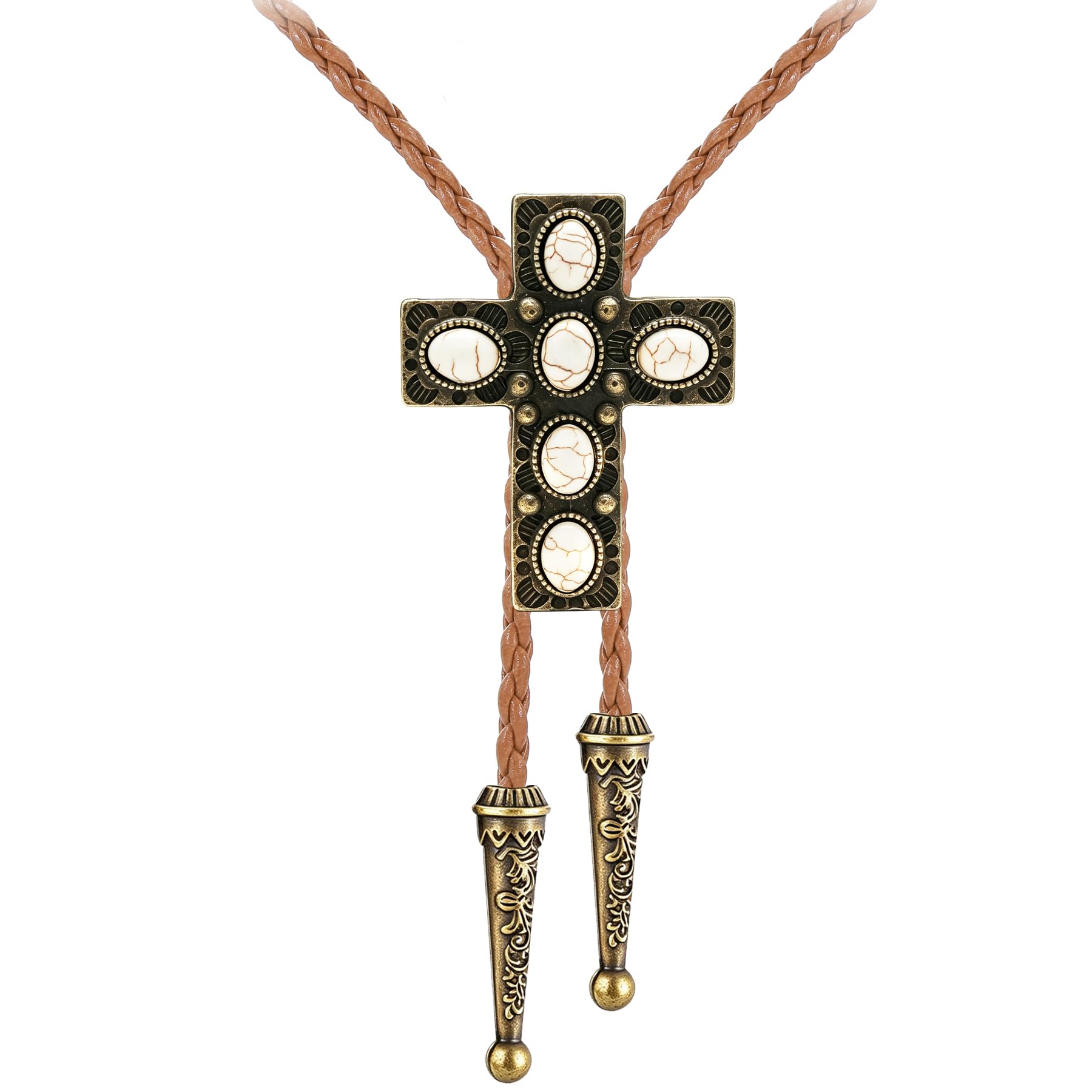 Jeilwiy Bolo Tie for Men Cowboy Ties Western Bolo Tie Necklace for Women