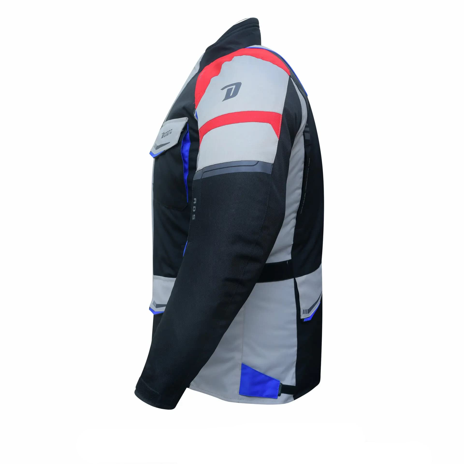 Travel Man | Chaqueta Moto Hombre con Protecciones Hombros y Codos Impermeable Tipo Trail + Forro Invierno Extraíble - Homologado