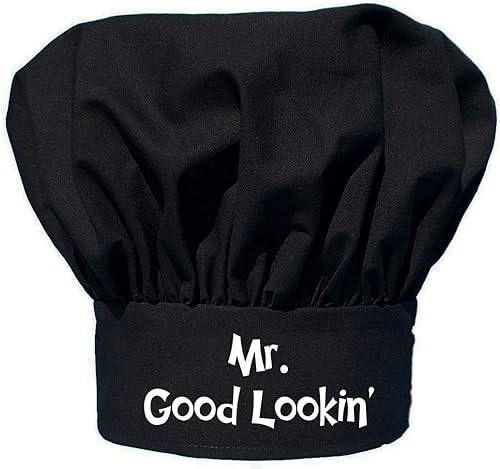 Miniatura 3 de Conjunto de delantal y sombrero de chef Mr. Good Lookin' Is Cookin'