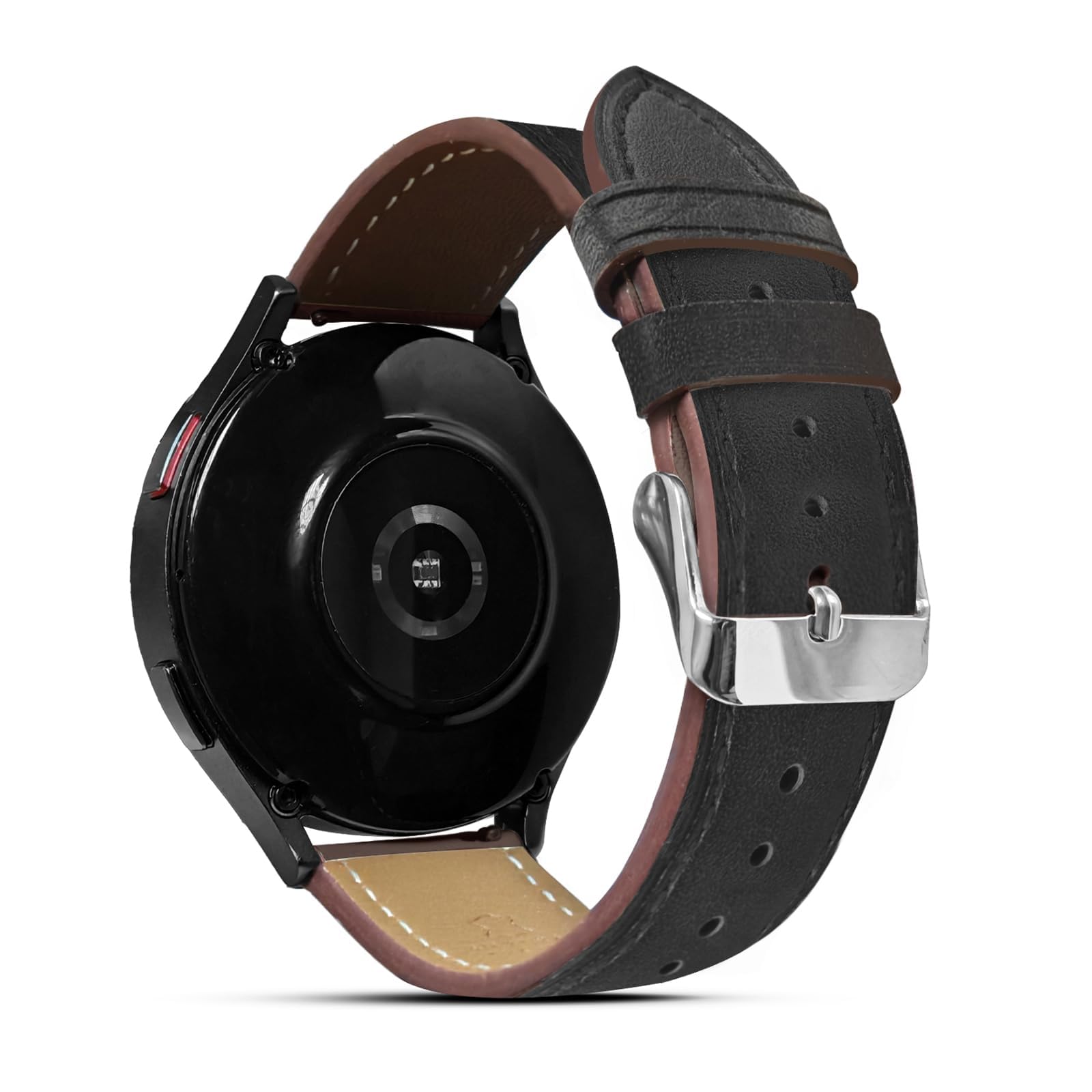 Biggyboom Genuine Leather Band Compatible with Samsung Galaxy Watch 46mm,Watch 3 45mm,Gear S3 Frontier Classic,Top Grain Genuine Leather 22mm 20mm