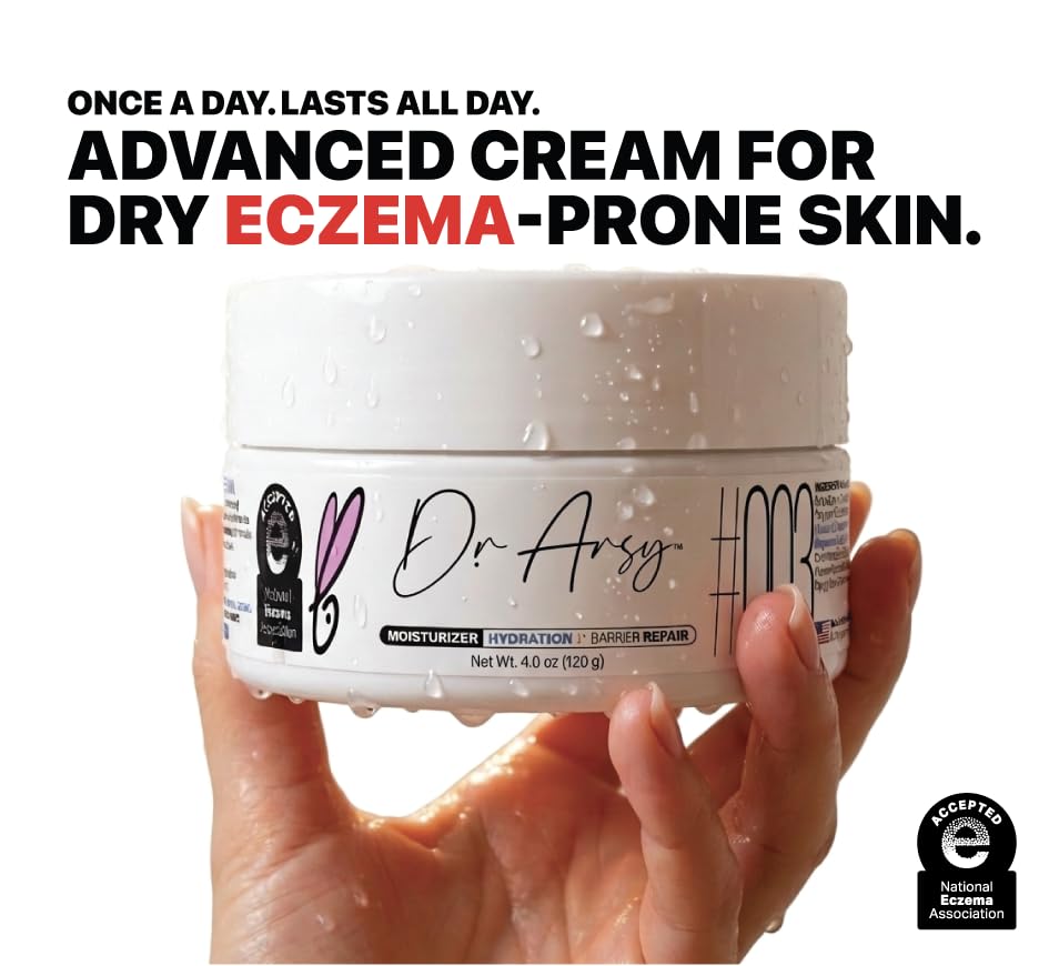 Dr. Arsy Moisturizer #003 Face & Body Hydrating & Repair Cream for Dry Sensitive & Eczema Prone Skin | Fast Absorbing | Fragrance Free | Non-Greasy | Clinically Tested | Vegan | Made in USA | 120 g