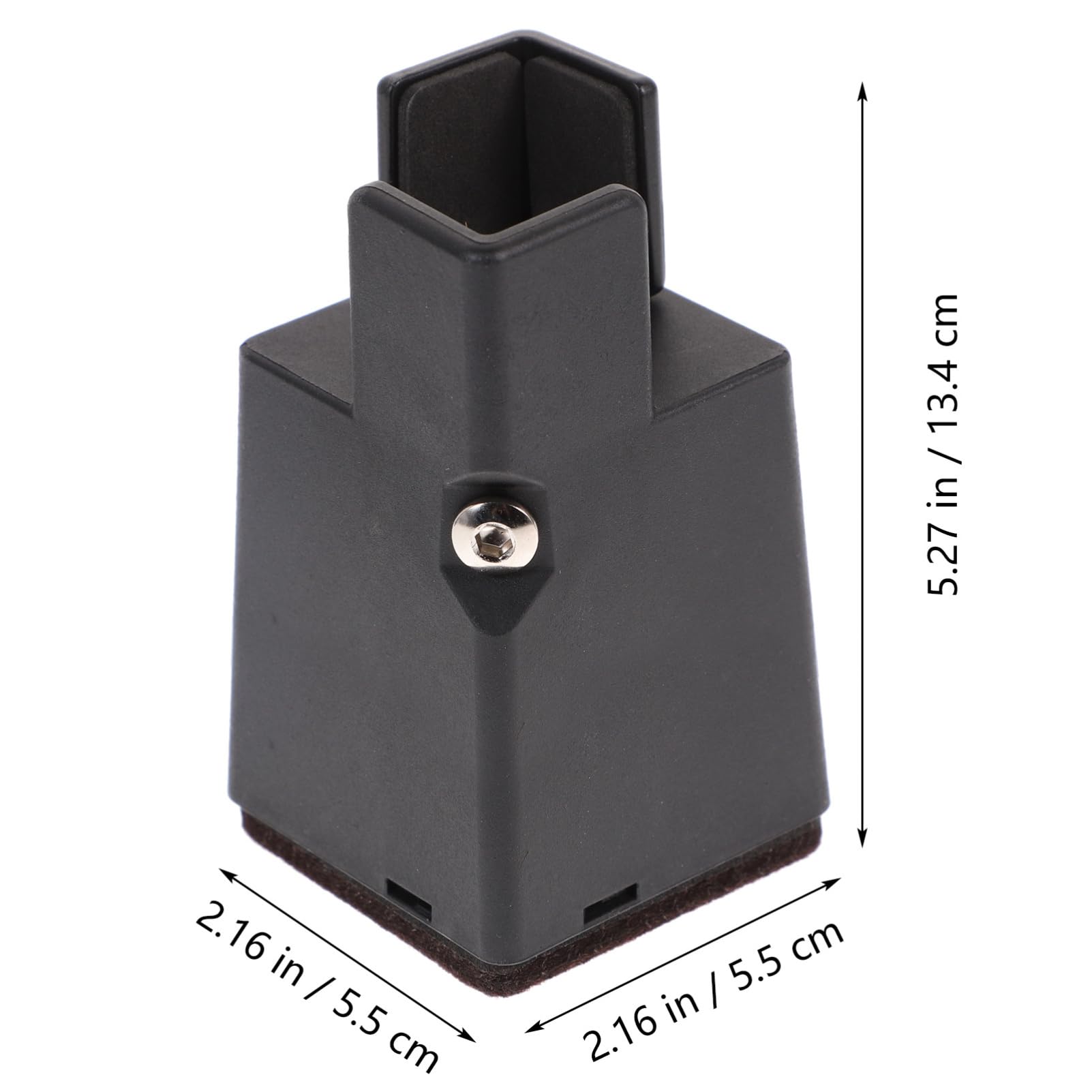 SOLUSTRE 2Pcs Adjustable Bed Risers Height Lift for Furniture Legs Ergonomic Support for Beds Desks Sofas and Couches for Enhanced Stability and Storage