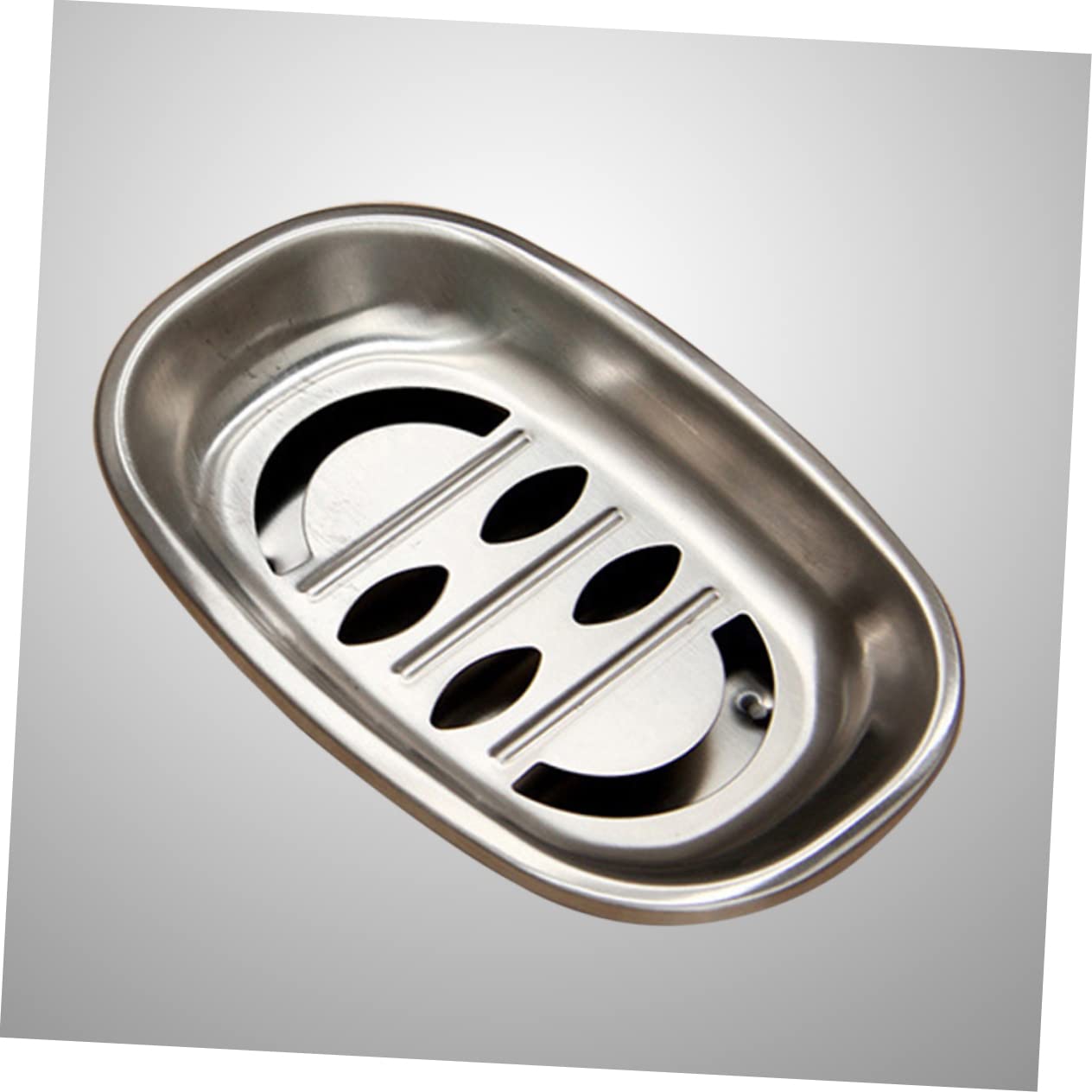 Ciieeo Jabonera de Acero Inoxidable de Doble Capa 3 Unidades Escurridor para Bañera Y Cocina.