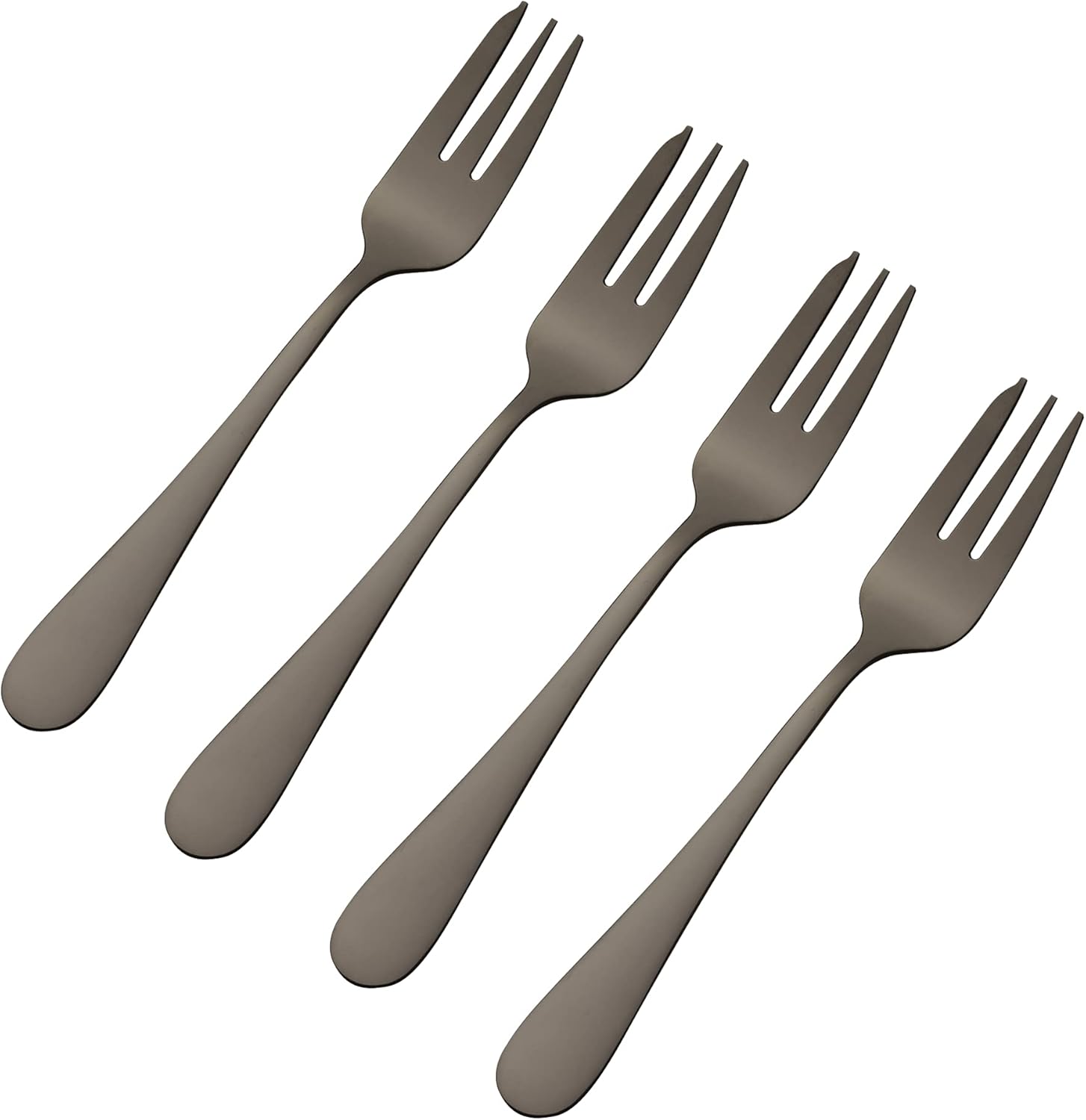 Viners Select Set of 4, 18/0 Stainless Steel Pastry Fork Set, Grey