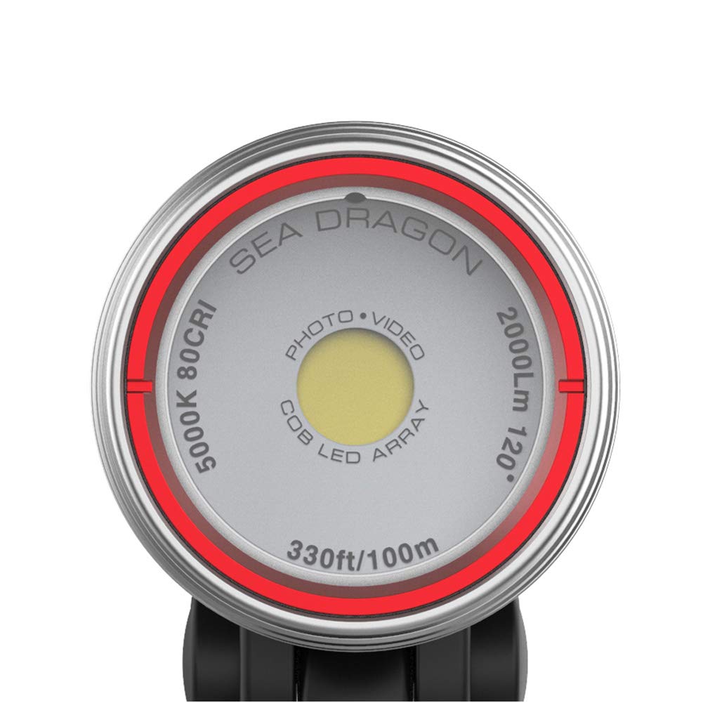 SeaLife SL6770 Sea Dragon 2000F UW Photo Video Dive Light (Head Only)
