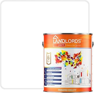 Landlords Fence and Garden Shed Paint | Furniture, Barn, Wood and Outdoor Paint | Quick-Drying Protection for Furniture | White 5L