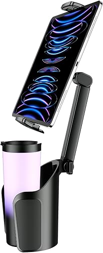 Miniatura 1 de Soporte para tablet de auto para iPad soporte para tableta con brazo ajustable compatible con iPad Pro Air Mini  Galaxy Tab  Kindle Fire HD u otros
