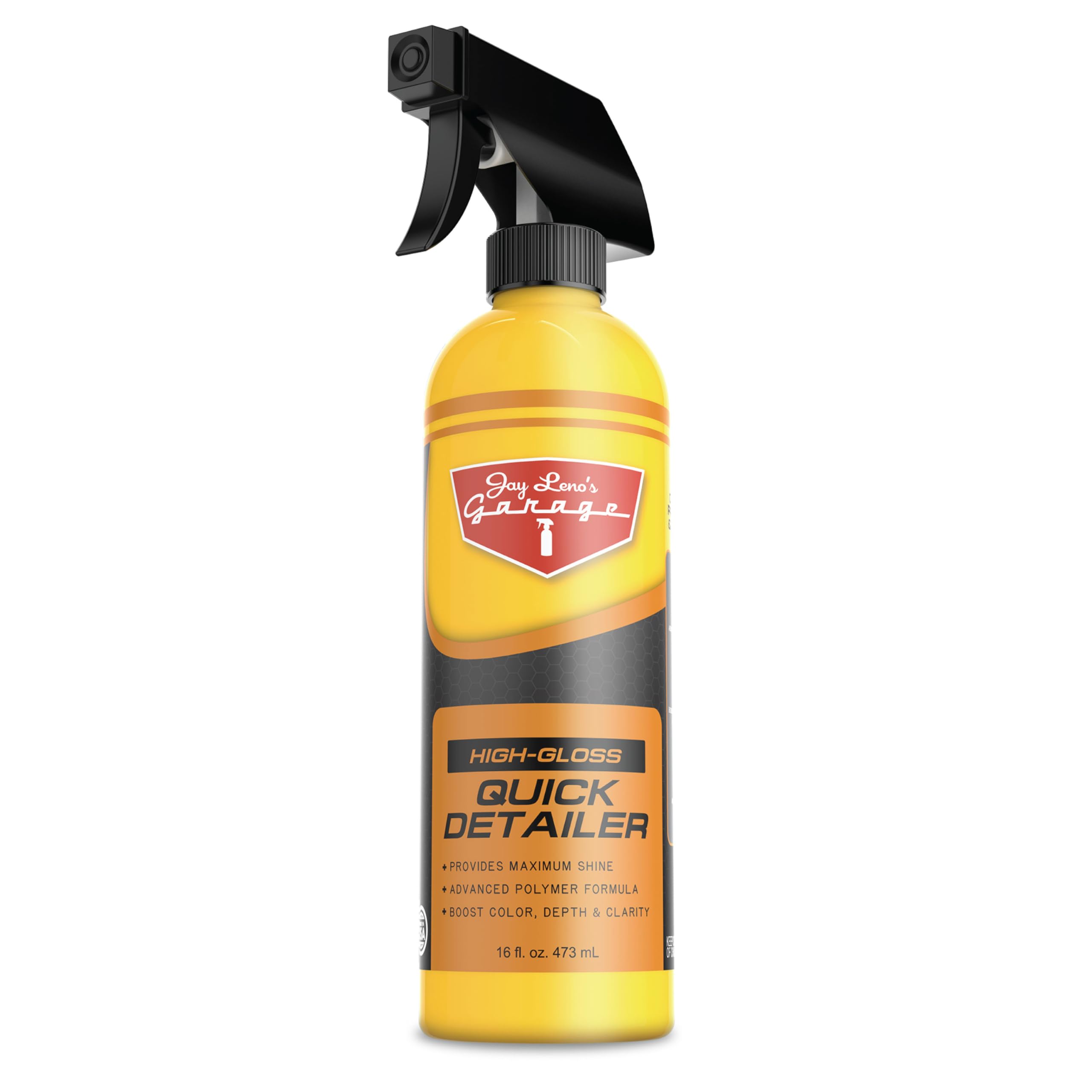 Jay Leno's Garage Quick Detailer Spray – Car Detailing Spray and Auto Detailer Spray for a High Gloss Finish, Fast Shine Car Exterior Cleaner and Everyday Easy Quick Detail Automotive Cleaner (16 oz)