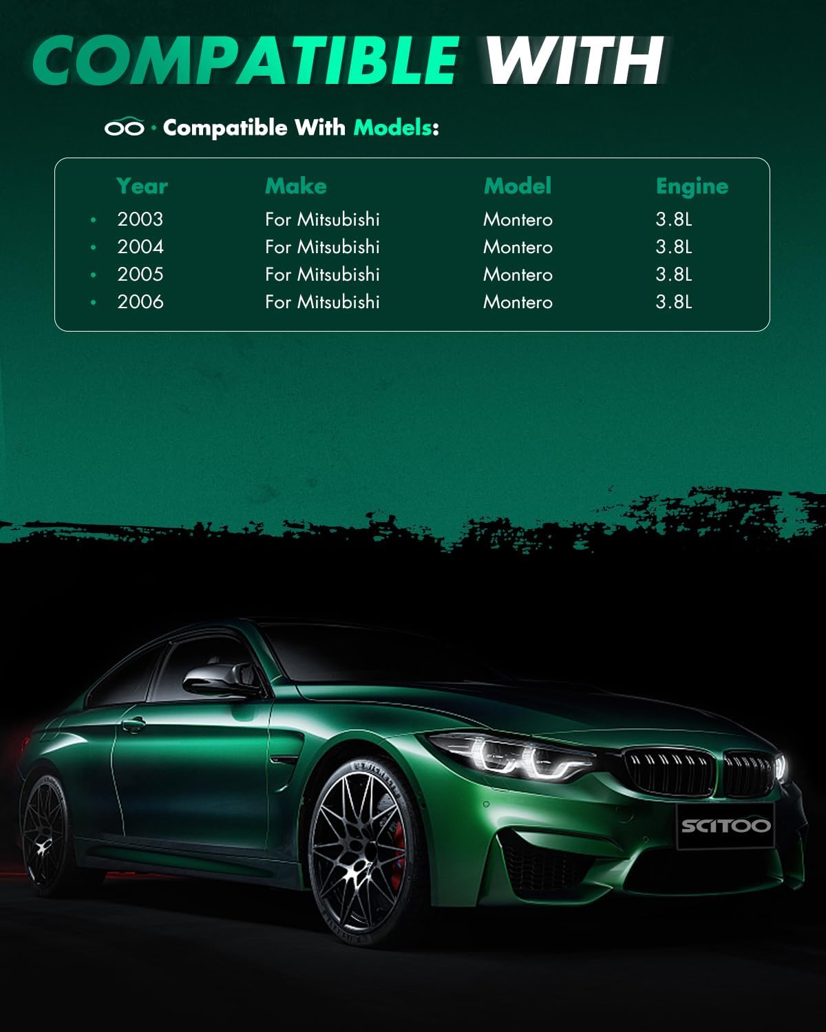 SCITOO Coil Pack of 3 Ignition Coil,for Mitsubishi Montero 3.8LL 2003 2004 2005 2006 UF525