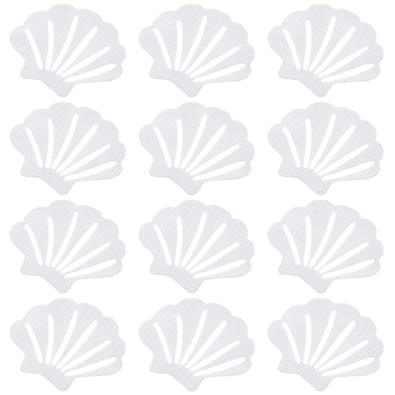 Pegatinas antideslizantes para bañera TOPBATHY con diseño de conchas marínas
