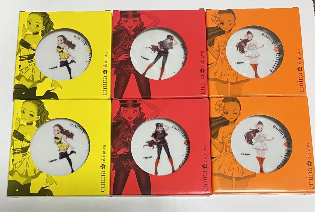 Amazon.co.jp: 安室奈美恵さん公認キャラクター エミーナ絵皿6枚
