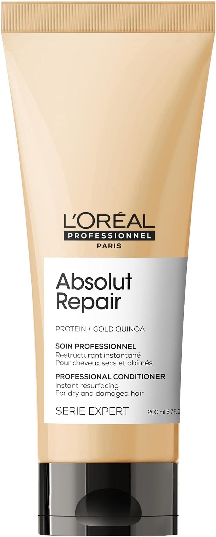 L’Oréal Professionnel Conditioner, With Protein And Gold Quinoa for Dry And Damaged Hair, Serie Expert Absolut Repair