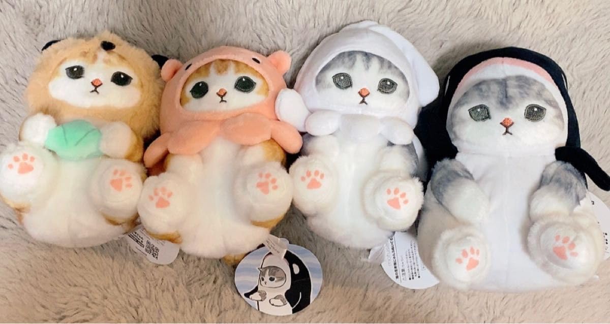 Amazon.co.jp: モフサンドmofusand ぬいぐるみ 海の生き物にゃん3 全種