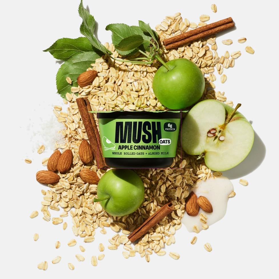 MUSH Apple & Cinnamon Overnight Oats, 5oz
