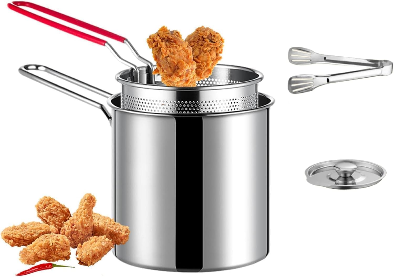 業務用 鋳物 揚鍋 42cm 鉄 揚げ物 揚げ鍋 天ぷら 厨房 ②（J702asxY）