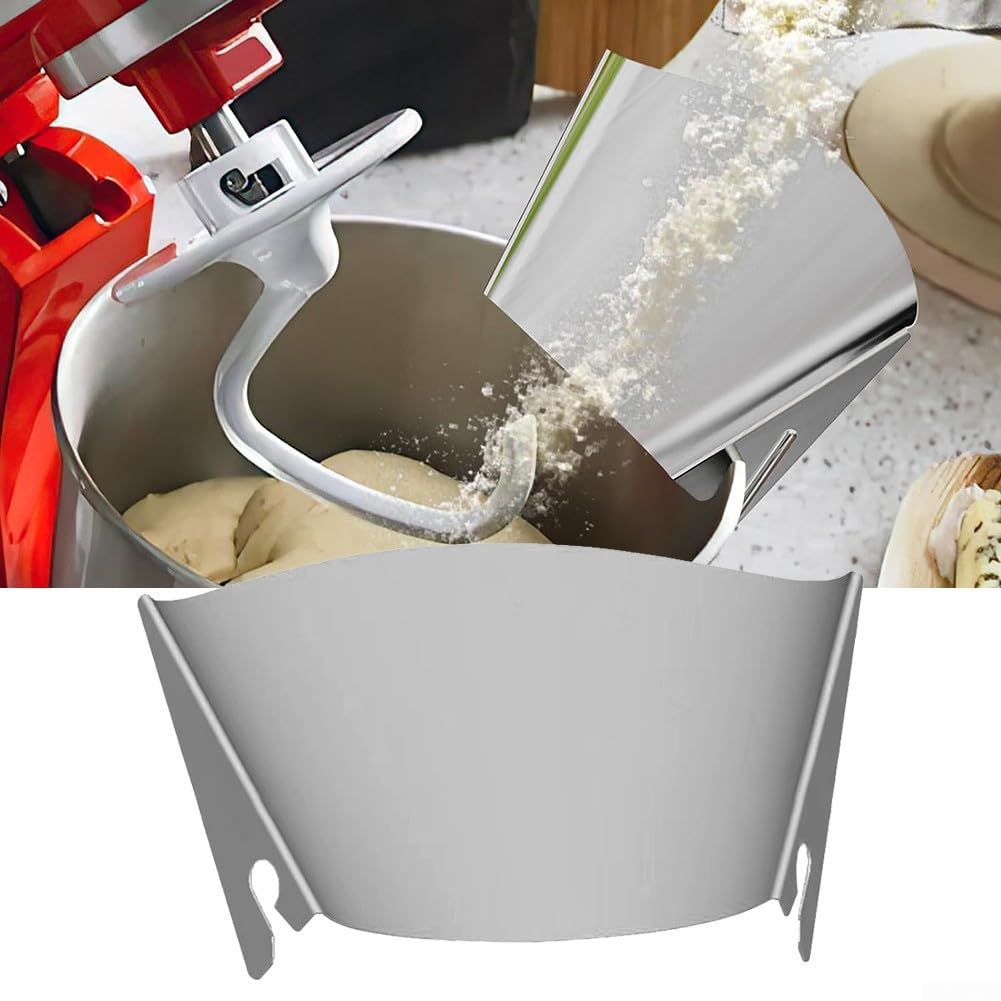 Goulotte verseur innovante pour batteurs KitchenAid pour profiter d'un flux fluide des ingrédients pendant les tâches de mélange