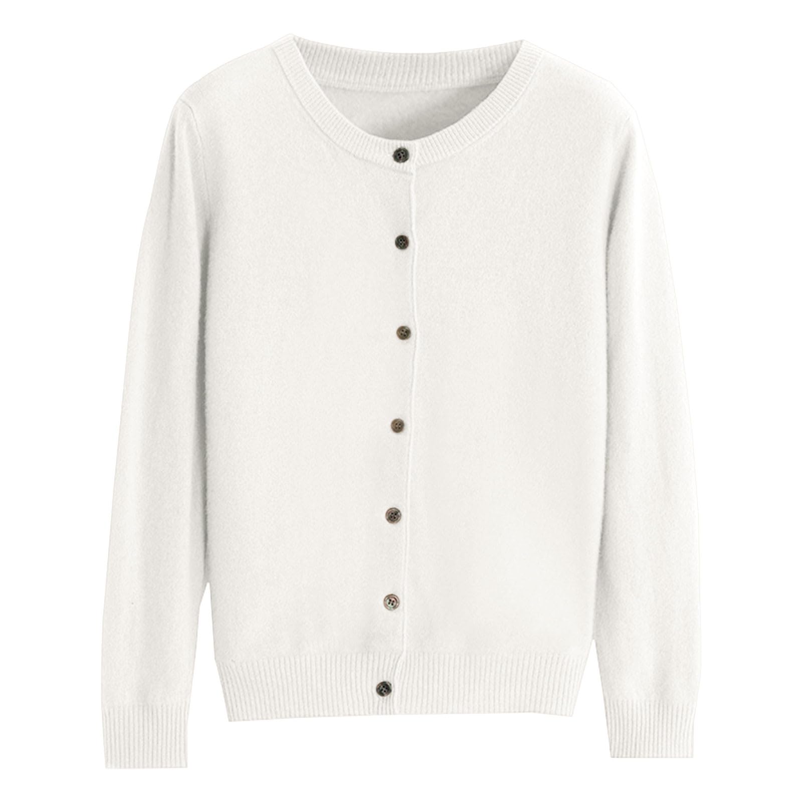 Cream Cashmere Cardigan Sweaters for Women Button Down Open Lightweight Plus Size Cardigans 2025 Fall Winter Clothing