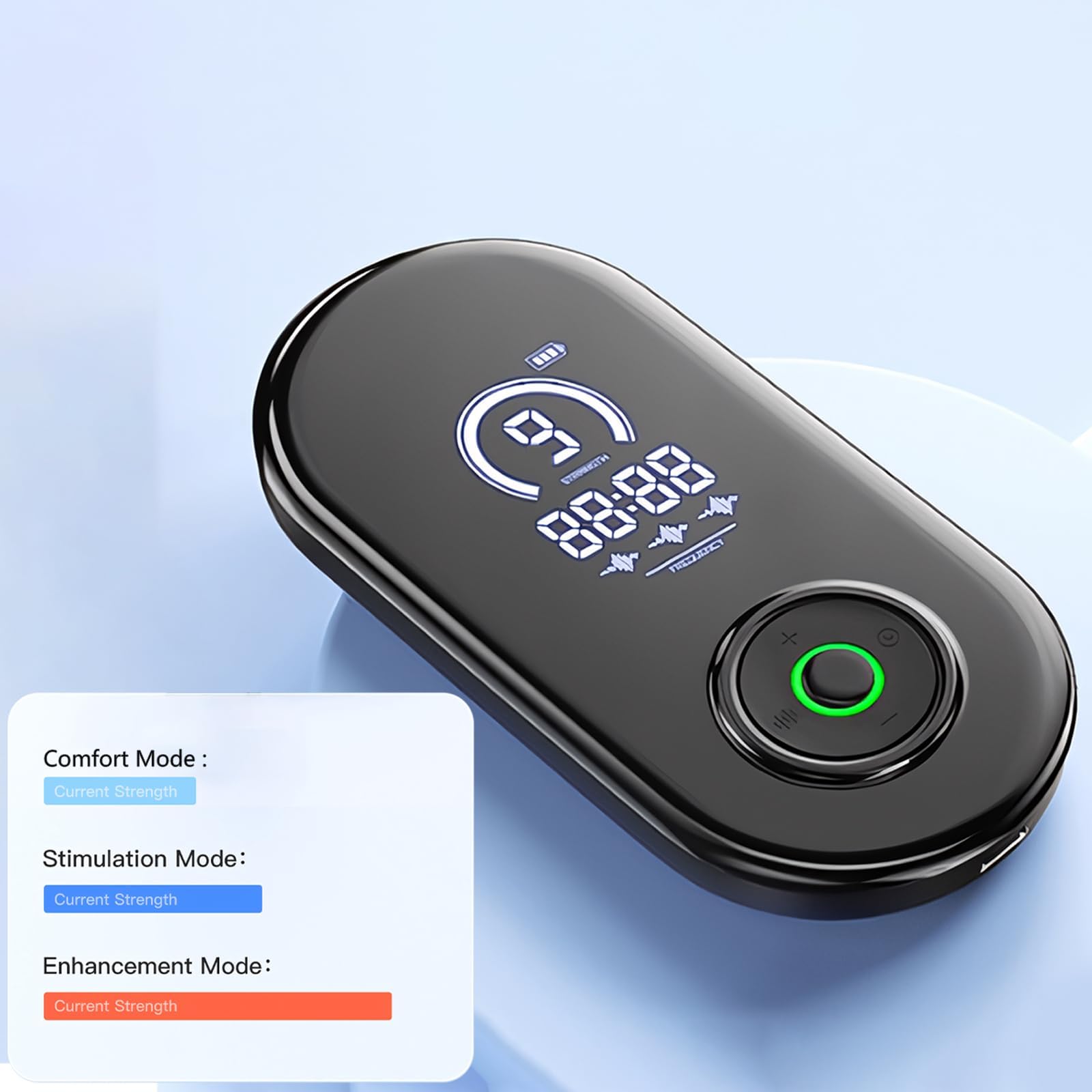 Stimolatore del nervo vago auricolare | Dispositivo per l'aiuto al sonno | Migliora il sonno profondo | Dispositivo di rilassamento per lungo termine | Nero