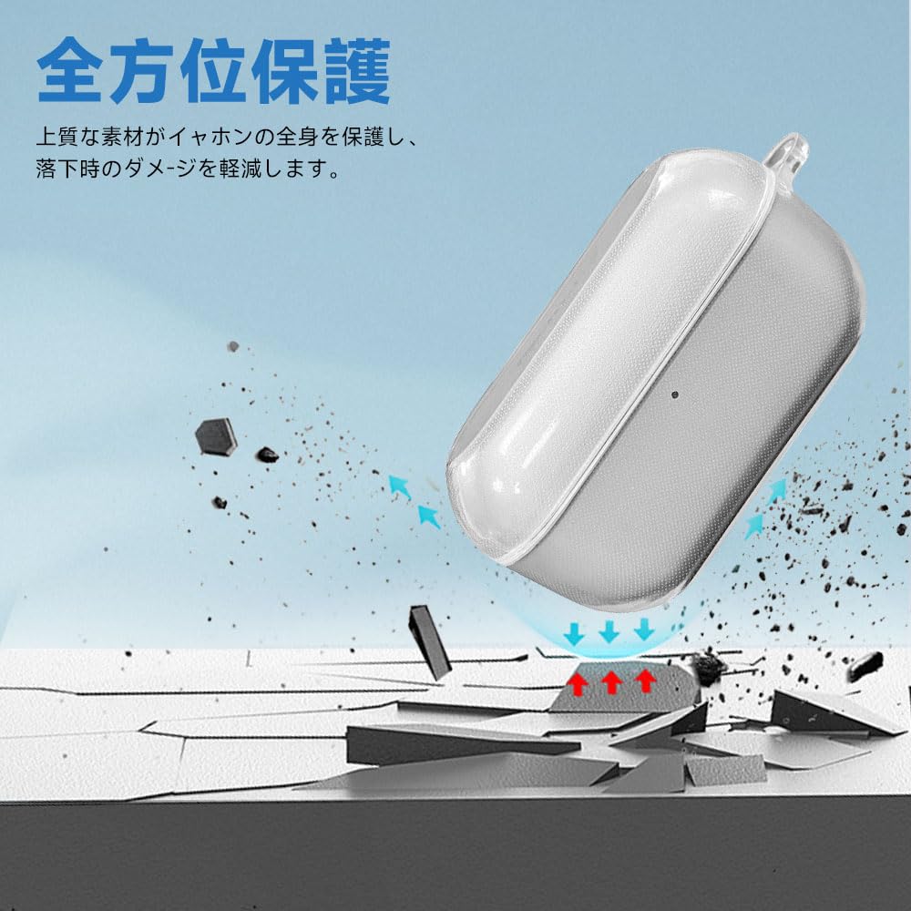 Amazon.co.jp: For Technics EAH-AZ100 ケース [HVUYAL] 透明 軽量 TPU