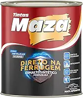 Kit Tinta Esmalte Sintético Direto na Ferrugem Para Portão Enferrujado 900ml Cores (Branco)
