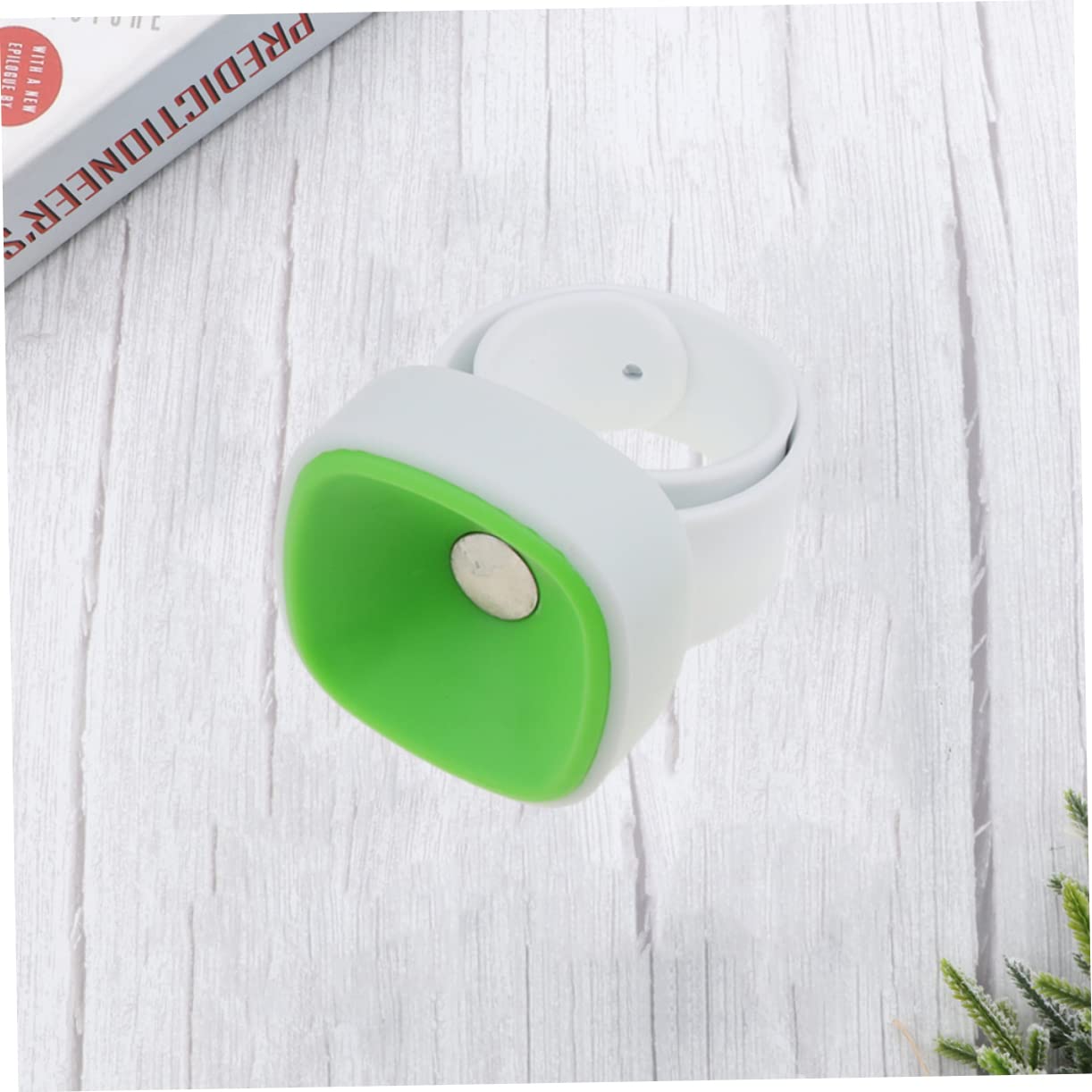 Lurrose 3piezas Soporte Magnético Para Alfileres Diseño De Anillo Funda De Muñeca Para Agujas De Coser Accesorio Práctico Para Manualidades y Costura Color Aleatorio