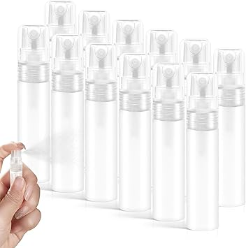 Mini Spray Bottle, 12 Pcs, 10ml Refillable Fine Mist Spray Bottles