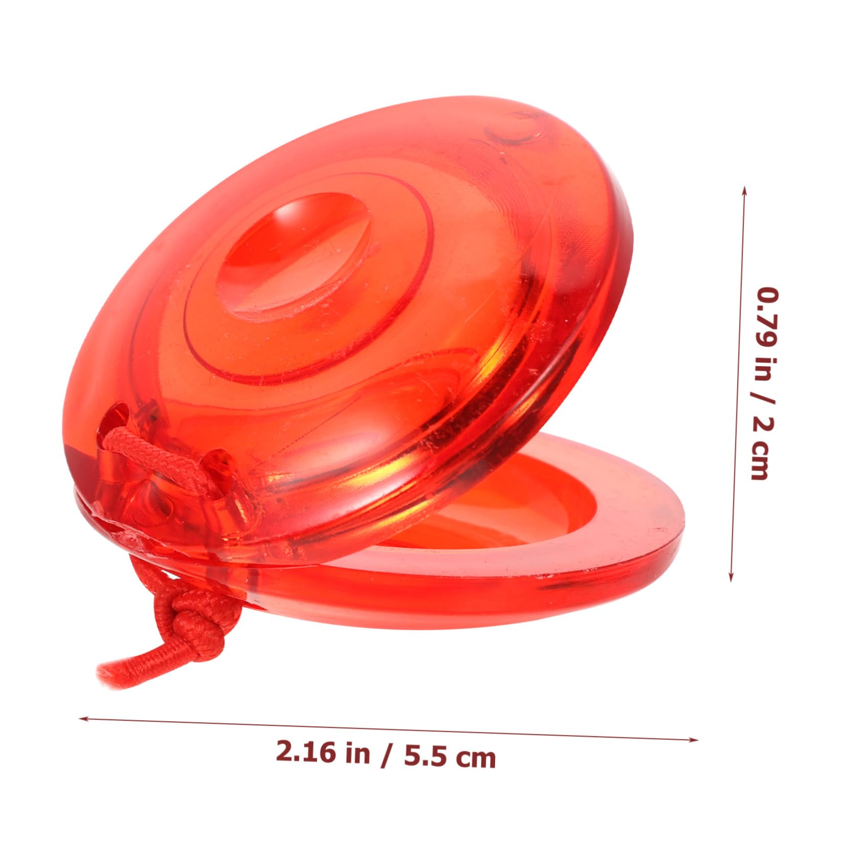 Yardwe 24Pcs Percussion Instruments for Early Educational Music Safe and Lightweight Castanets for Developing Rhythm and Musical Talent Random Colors Random Color