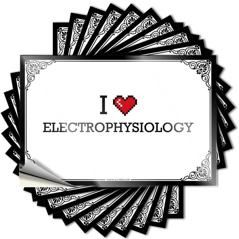 Tattoos Accessories Custom Stickers, Helmet Waterproof I Love Electrophysiology for Hydro Flask | Funky Vinyl Decals for Darts Holiday Gift(12X18CM)