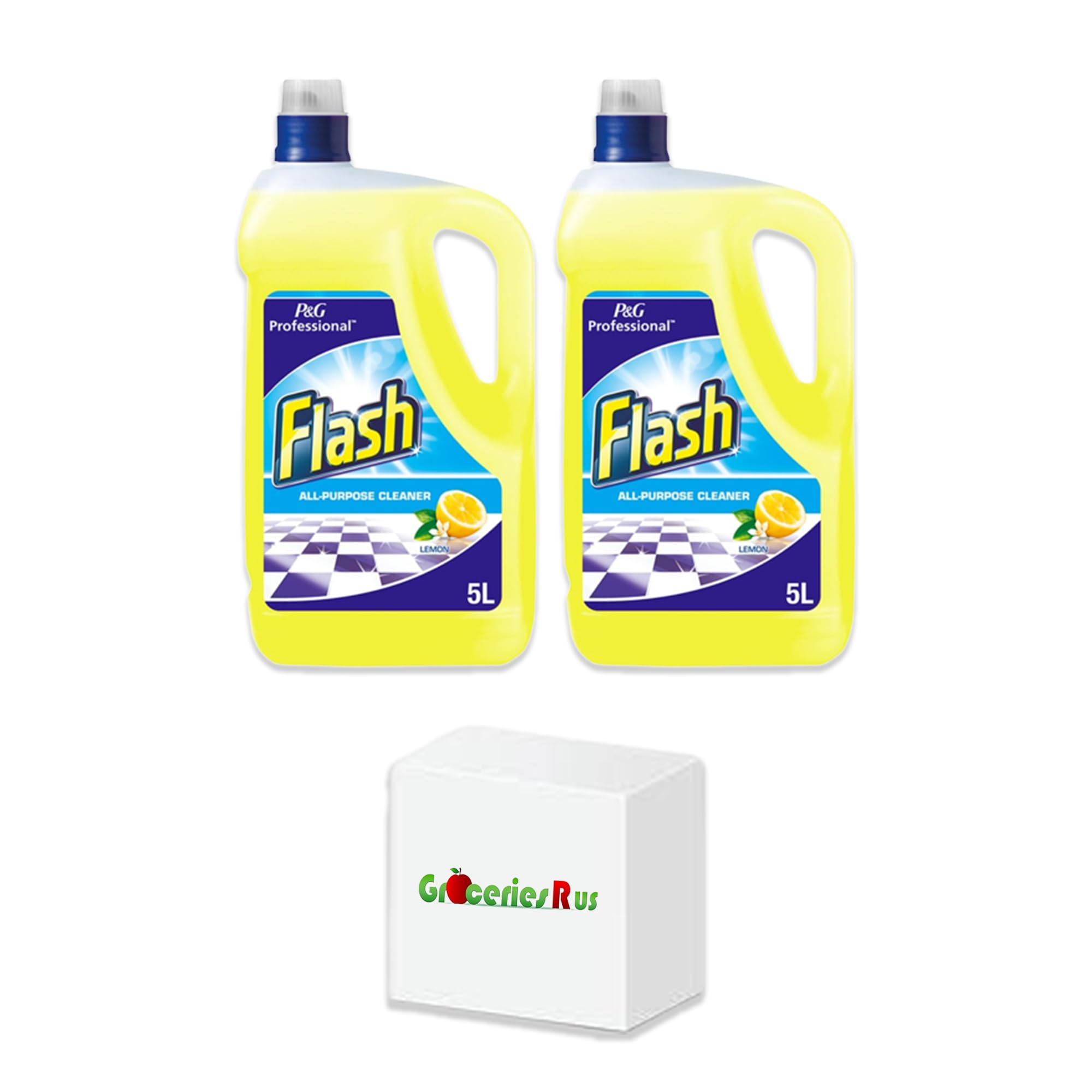 Flash Professional All Purpose Liquid Cleaner Lemon 5L - Pack of 2