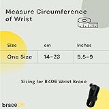 BraceUP Quick Wrap Wrist Brace for Carpal Tunnel, Tendonitis, and Arthritis – Hand and Wrist Support Splint (Right Hand) - 6