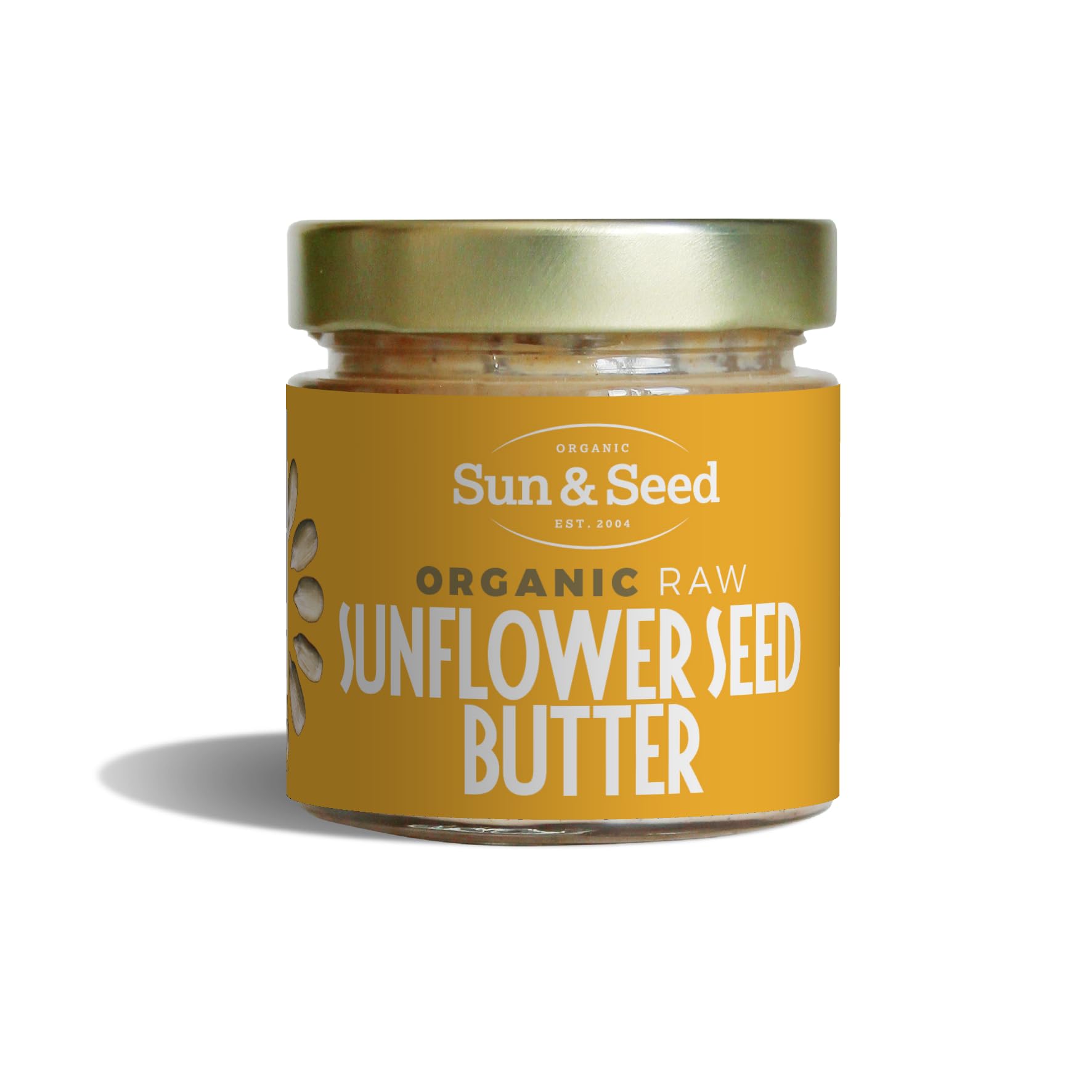 Organic Raw Sunflower Seed Butter by Sun & Seed - 200g - Smooth Seed Butter - Plant Based - Source of Omega - 100% Organic Sunflower Seeds - Palm Oil Free - Vegan Butter