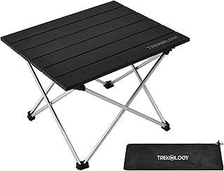 TREKOLOGY Camping Table Lightweight, Small Folding Camping Tables Foldable Table for Camping Folding Picnic Table Portable...