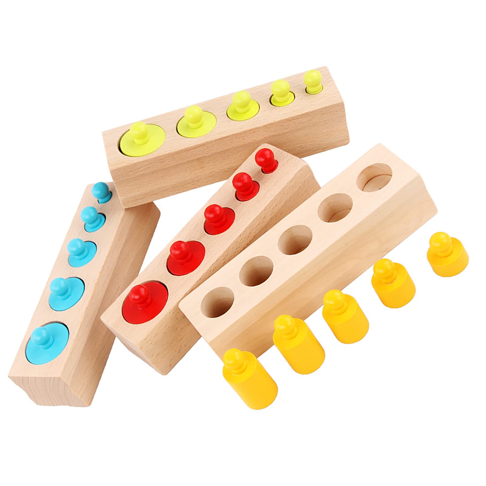 Amazon | 円柱さし (6歳以上/4本セット) 円柱差し パズル 玩具 