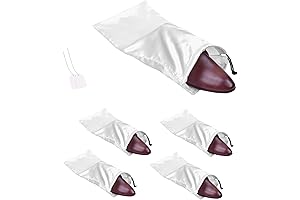 Satin Shoe Bag Set for Travel