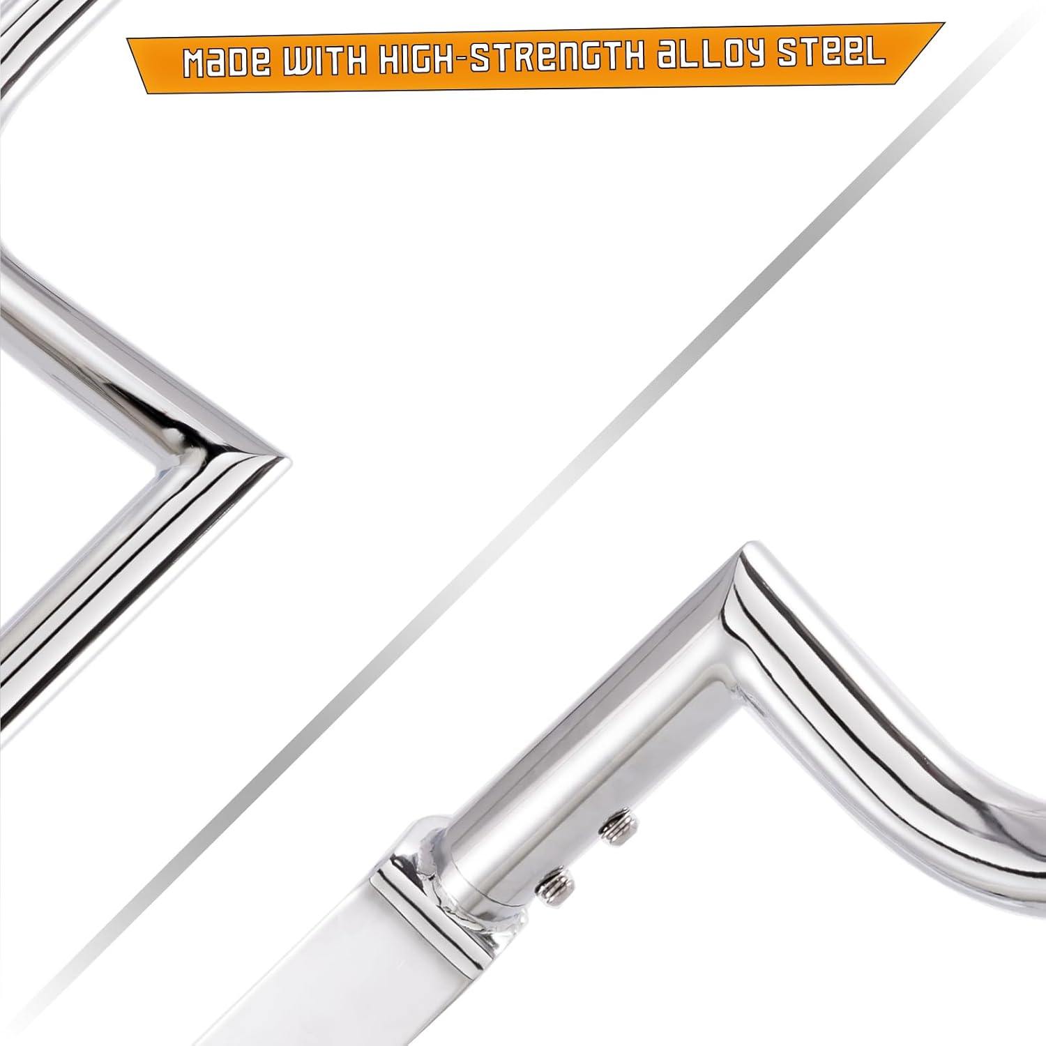 Kinglemc Crash Bar Engine Guard Highway Bar for Honda VTX1800 VT1800C VTX1800F 2002-2008 (Chrome)